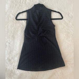 Lululemon black pin stripe vest